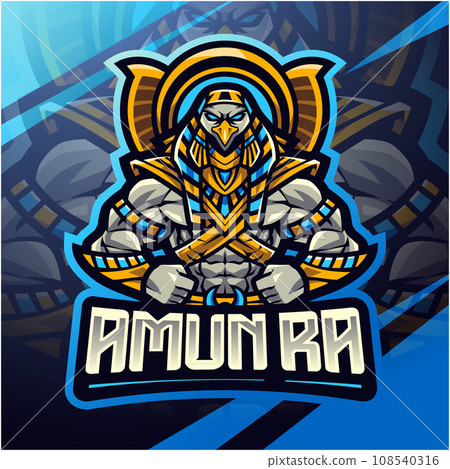 Amun-Ra esport mascot logo design Amun-Ra esport mascot logo design 108540316