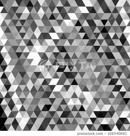 Black gray geometric triangles. Abstract illustration. Design element. Black triangular background. Geometric illustration. Vector template. Design element. eps 10 108540691