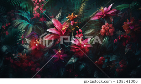 熱帶花卉:真人風格 熱帶花卉:真人風格 108541006
