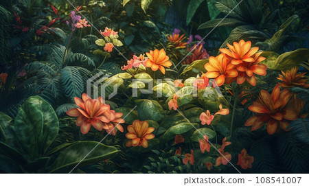 熱帶花卉:真人風格 熱帶花卉:真人風格 108541007