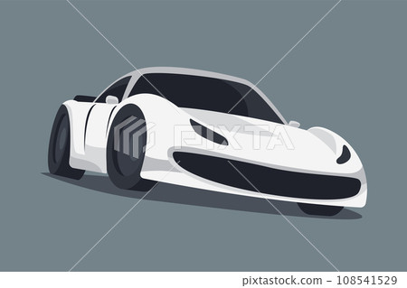 Sport Car Vector Illustration Isolated Element for Automotive Advertisements, Posters, Website Designs 108541529