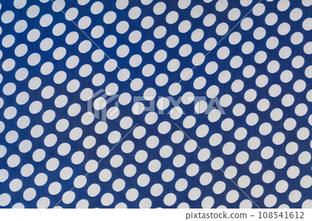 Polkadot fabric textured background 108541612