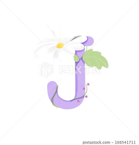 Alphabet letter J Alphabet letter J 108541711