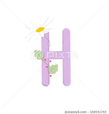 Alphabet letter H Alphabet letter H 108541743