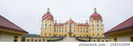 Moritzburg Castle is located near Dresden in the Saxon village of Moritzburg. The popular fairy tale Three Nuts for Cinderella Moritzburg Castle is located near Dresden in the Saxon village of Moritzburg. The popular fairy tale Three Nuts for Cinderella 108542094