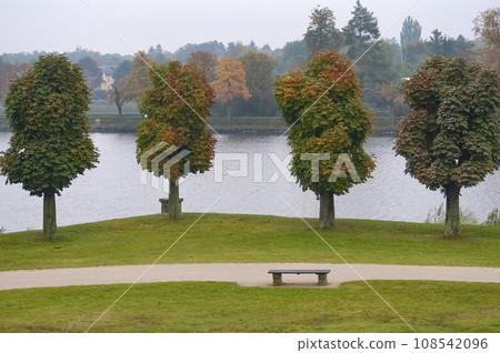 Moritzburg, Germany - park of local castle on an autumn day Moritzburg, Germany - park of local castle on an autumn day 108542096