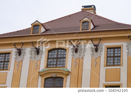 Moritzburg Castle is located near Dresden in the Saxon village of Moritzburg. The popular fairy tale Three Nuts for Cinderella Moritzburg Castle is located near Dresden in the Saxon village of Moritzburg. The popular fairy tale Three Nuts for Cinderella 108542105