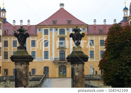 Moritzburg Castle is located near Dresden in the Saxon village of Moritzburg. The popular fairy tale Three Nuts for Cinderella Moritzburg Castle is located near Dresden in the Saxon village of Moritzburg. The popular fairy tale Three Nuts for Cinderella 108542109