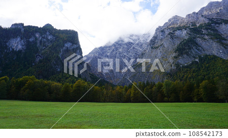 View of Berchtesgaden National Park, Berchtesgaden Alps, Berchtesgadener Land, Bavaria, Germany, Europe View of Berchtesgaden National Park, Berchtesgaden Alps, Berchtesgadener Land, Bavaria, Germany, Europe 108542173