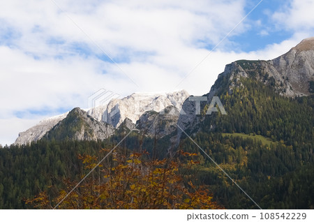 View of Berchtesgaden National Park, Berchtesgaden Alps, Berchtesgadener Land, Bavaria, Germany, Europe 108542229