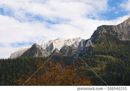 View of Berchtesgaden National Park, Berchtesgaden Alps, Berchtesgadener Land, Bavaria, Germany, Europe 108542231