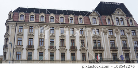 The old building in the historical center on Wroclaw, Poland The old building in the historical center on Wroclaw, Poland 108542276