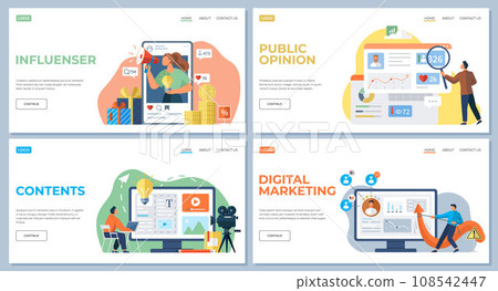 Social media. Vector illustration. Connection and engagement are at core social media concept Effective communication is key to building relationships on social media Social media platforms provide 108542447