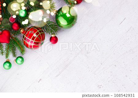 Green and red christmas 108542931
