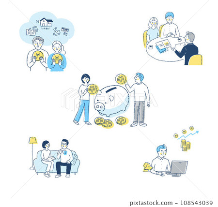 Money/investment/asset management related and multiple people set 108543039