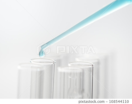 Pipette drip drops into laboratory test glass tubes, nobody Pipette drip drops into laboratory test glass tubes, nobody 108544110