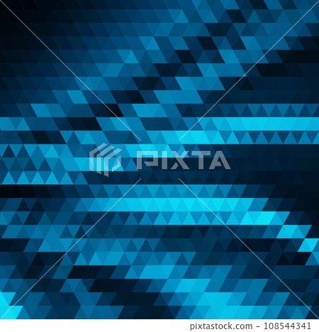 Geometric abstract background. Vector image. polygonal style. Blue triangles. eps 10 Geometric abstract background. Vector image. polygonal style. Blue triangles. eps 10 108544341