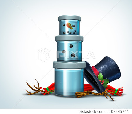 Funny Melted Snowman Funny Melted Snowman 108545745