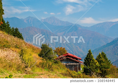 [Iida City, Nagano Prefecture, Minamishinshu, Toyamago] Autumn in Japan's Tyrol "Shimoguri no Sato" 108548445