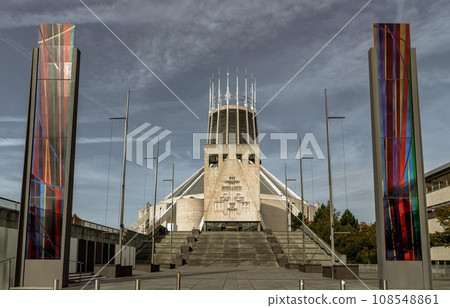 Beautiful architecture design of Liverpool metropolitan cathedral. Beautiful architecture design of Liverpool metropolitan cathedral. 108548861