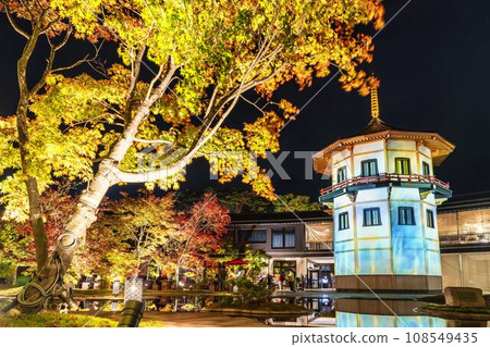 日本三大秋景之一的松島，宮城縣松島離宮「紅葉&點燈2023」宮城縣松島町 108549435