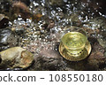 mountain stream and green tea 108550180
