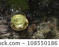 mountain stream and green tea 108550186