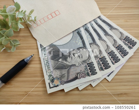 Money in the envelope Money in the envelope 108550261