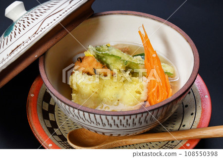 蔬菜天婦羅的菜餚 蔬菜天婦羅的菜餚 108550398