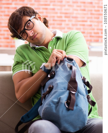 Young student preparing for exams at home Young student preparing for exams at home 108550671