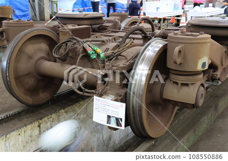 Shinkeisei感謝Festa 2023in Kunugiyama火車站火車車輪、氣壓彈簧、驅動裝置（齒輪裝置） 108550886