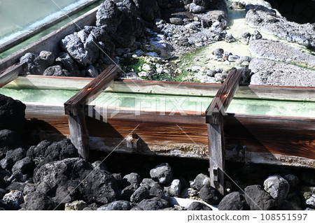 草津溫泉 湯畠 群馬縣 草津溫泉 湯畠 群馬縣 108551597