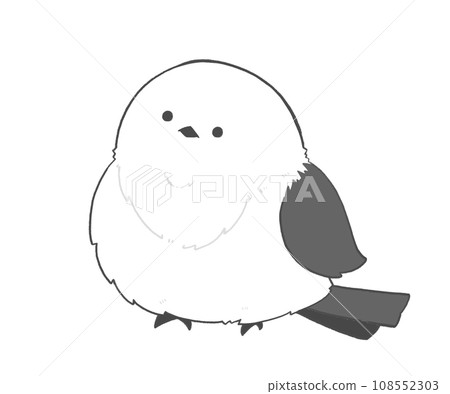 長尾山雀側視 108552303