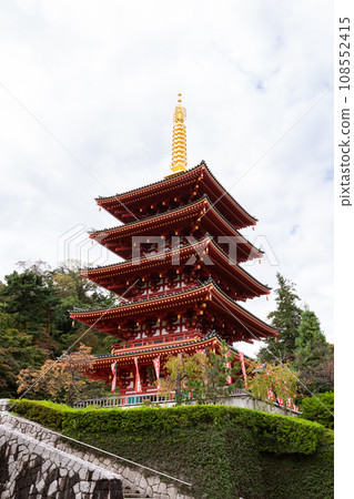 Takahatasan Myooin Kongoji Temple Five-storied Pagoda Hino City, Tokyo 108552415