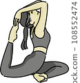 Women who do yoga 108552474