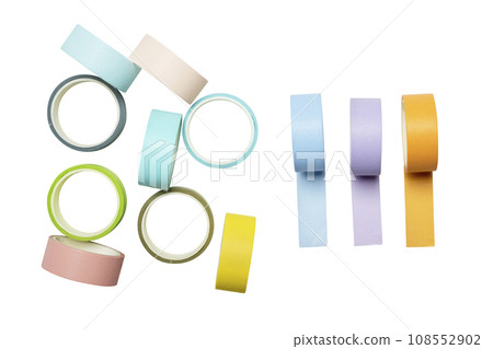 Colorful sticker paper tape Colorful sticker paper tape 108552902