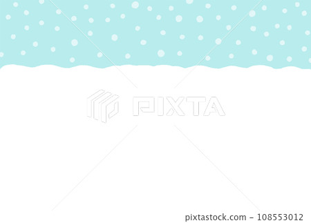 Cute light blue background with snow-like polka dots - hand-drawn winter/holiday season image material Cute light blue background with snow-like polka dots - hand-drawn winter/holiday season image material 108553012