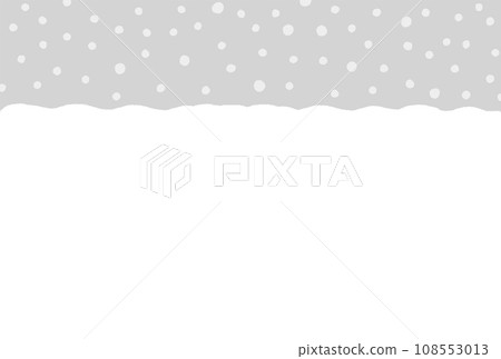 Cute gray background with snow-like polka dots - hand-drawn winter/holiday season image material Cute gray background with snow-like polka dots - hand-drawn winter/holiday season image material 108553013