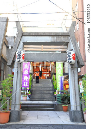港區新橋烏森神社(鳥居與神社建築) 港區新橋烏森神社(鳥居與神社建築) 108553980