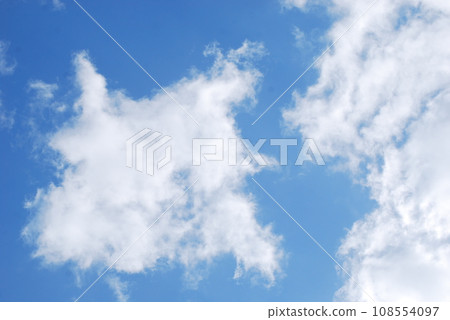  Blue sky and clouds 108554097
