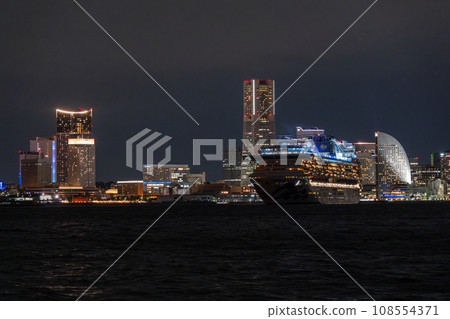 [神奈川縣]豪華遊輪出發與橫濱夜景 108554371
