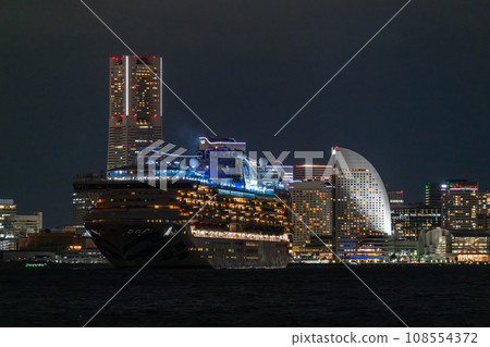 [神奈川縣]豪華遊輪出發與橫濱夜景 108554372