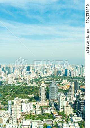 Beautiful cityscape with architecture and building in Bangkok Thailand Beautiful cityscape with architecture and building in Bangkok Thailand 108555880