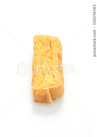 fried tofu on white background 108556365