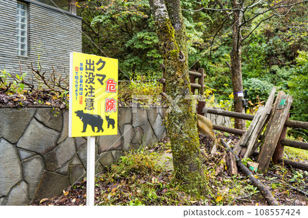 山區熊警示牌 | 注意標誌 | 警告標誌 | 訊息展示 108557424