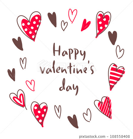 簡單可愛的心形框_8 108558408