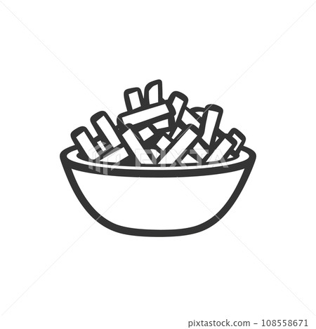 Poutine Icon 108558671