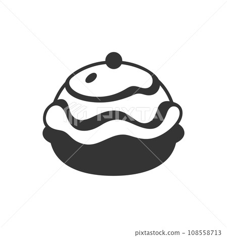 Cream Puff Icon Cream Puff Icon 108558713