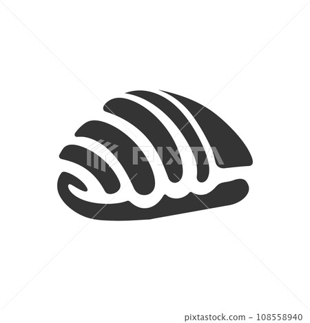 Croissant Sandwich Icon Croissant Sandwich Icon 108558940