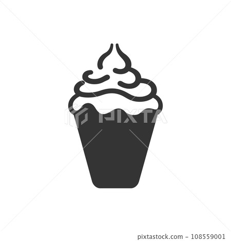 Cream Sundae Icon Cream Sundae Icon 108559001